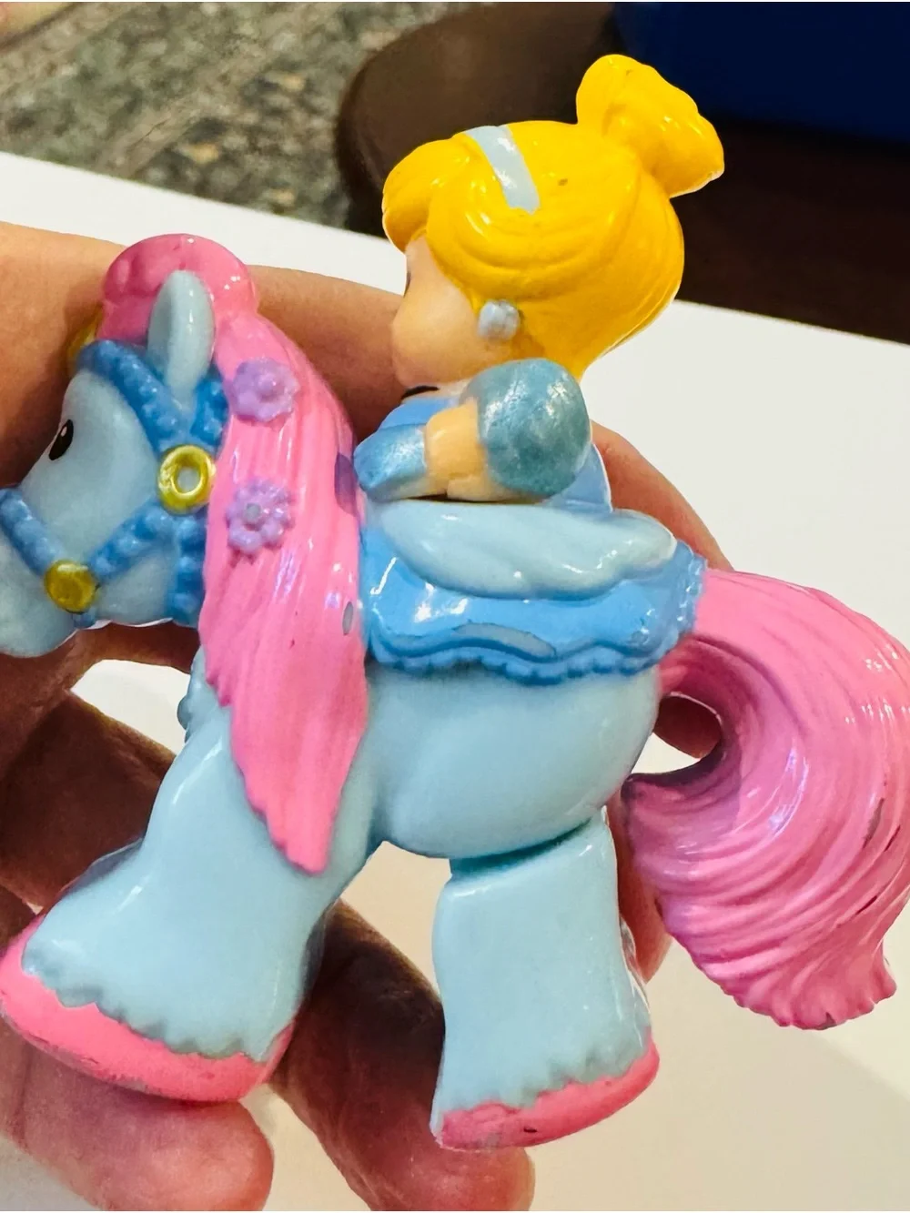 Little People Cinderella Klip Klop in Blue and Pink -